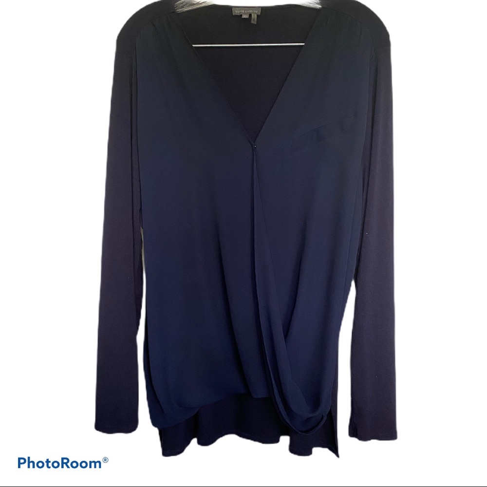 Vince Camuto Navy blouse